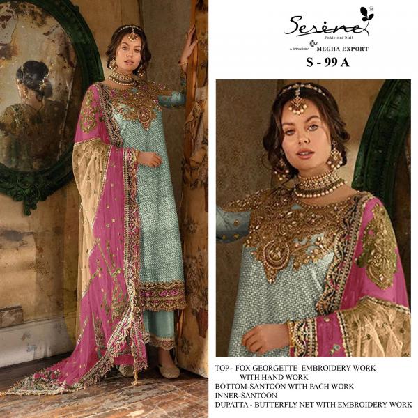 Serine S 99 A To D Exclusive Designer Pakistani Suit Collection